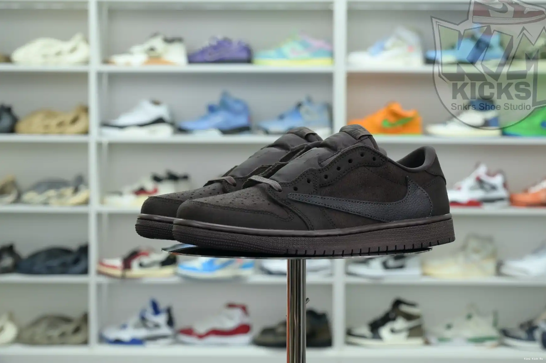 Jordan Kimikick Jordan Air Scott Travis 1 Low Brown” OG“Velvet x 0408